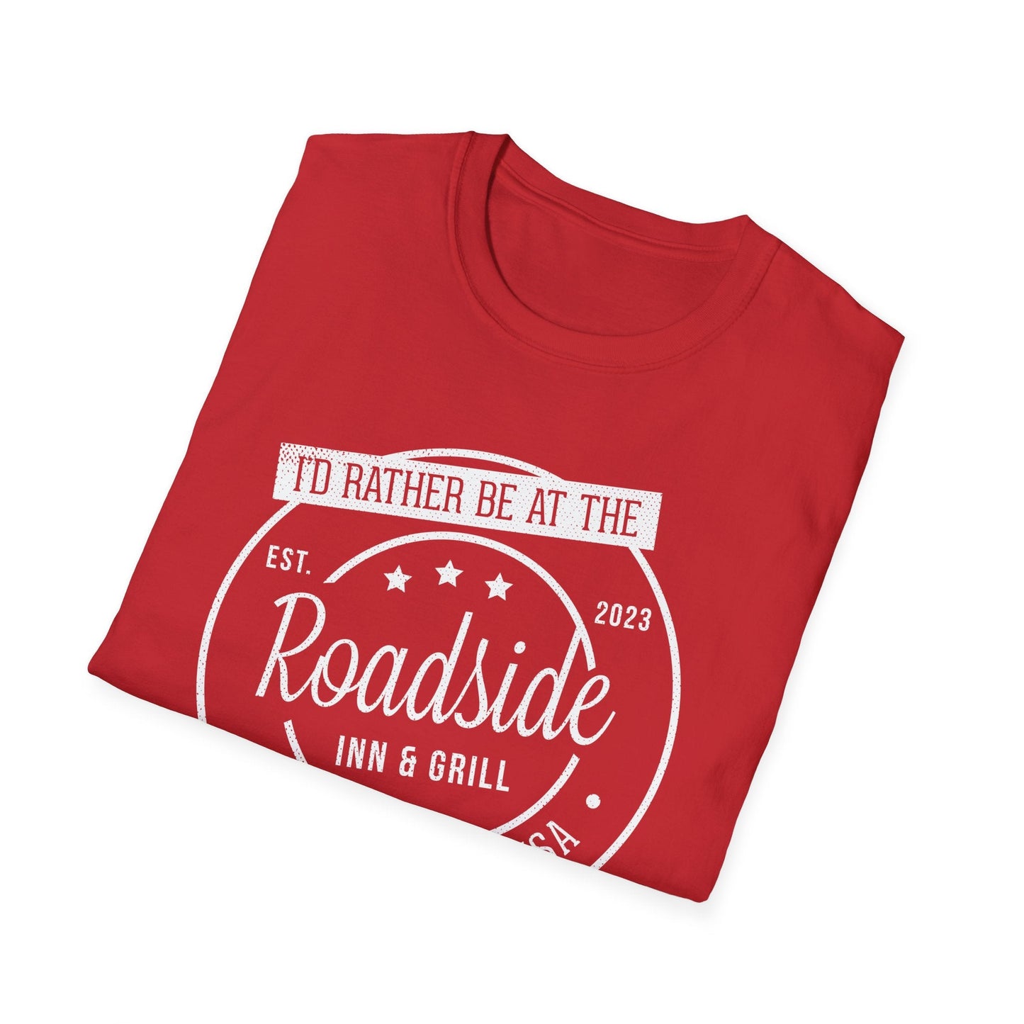 T-Shirt - Roadside Inn & Grill Unisex Softstyle T-Shirt