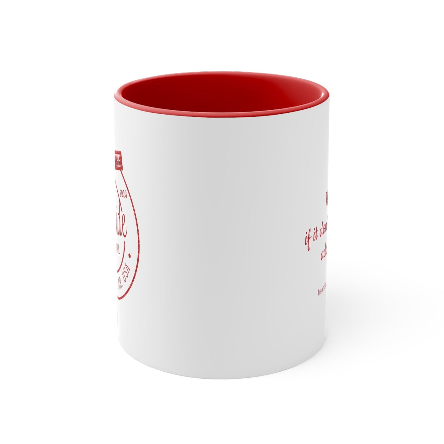 Mug - Roadside Red/White Coffee Mug, 11oz