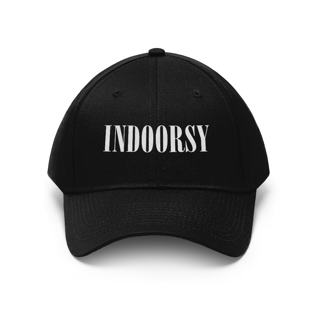 Hats - Indoorsy Embroidered Twill Hat