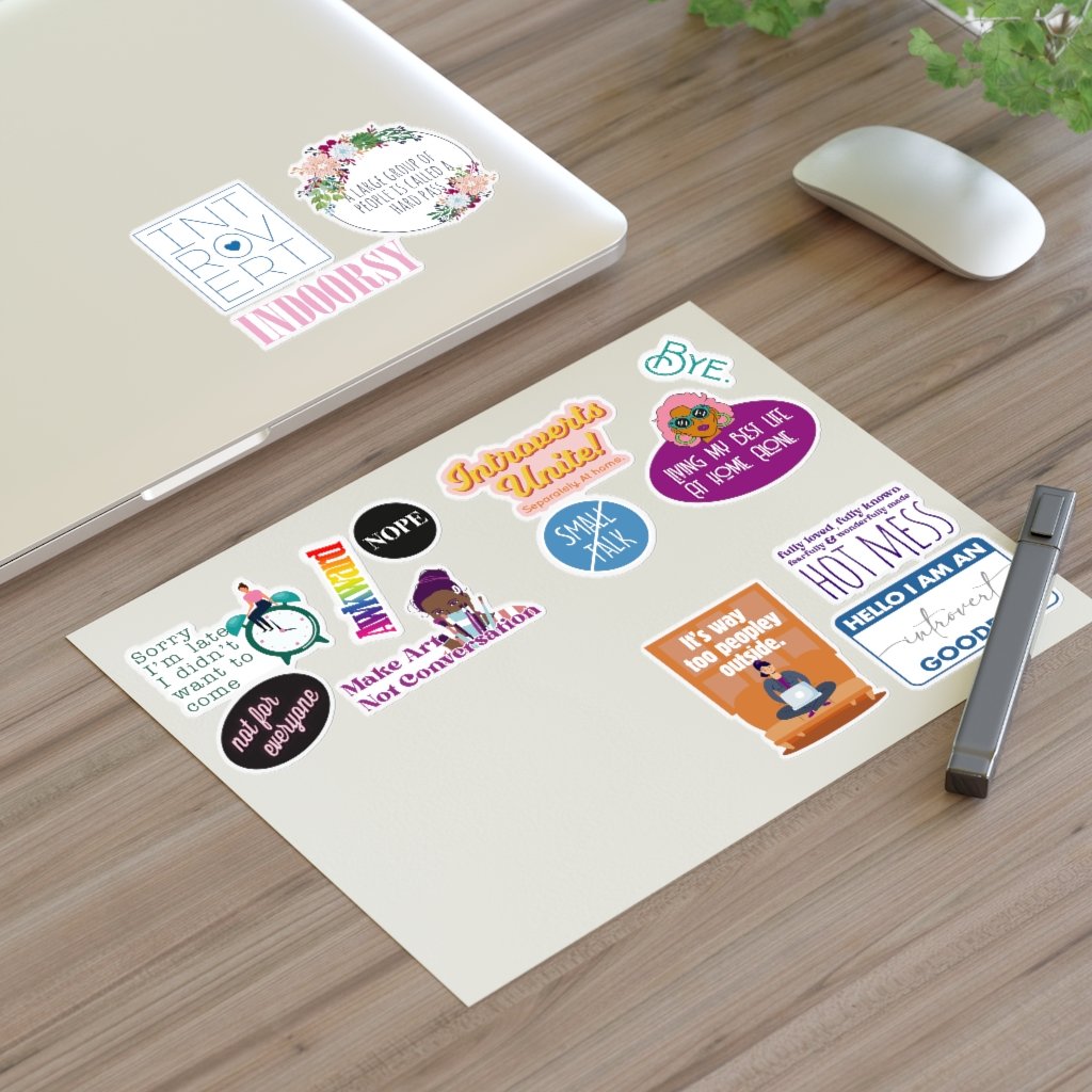 Paper Products - Introvert Jumbo Sticker Pack (15)