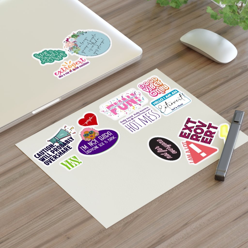 Paper Products - Extrovert Jumbo Sticker Set (15)