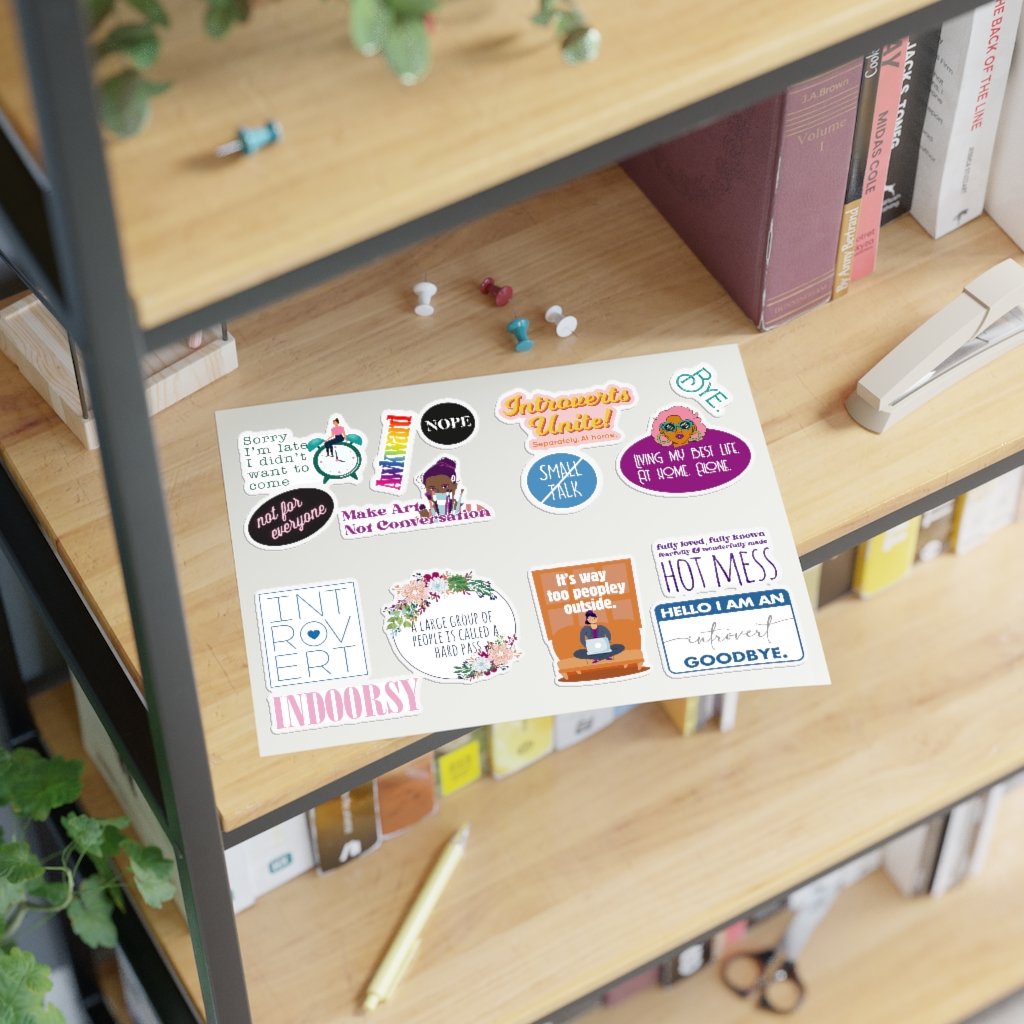 Paper Products - Introvert Jumbo Sticker Pack (15)