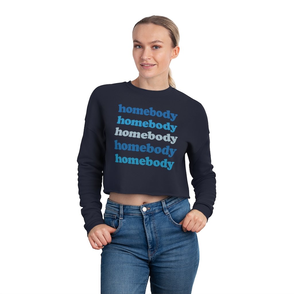 Sweatshirt - Homebody Cropped Sweatshirt