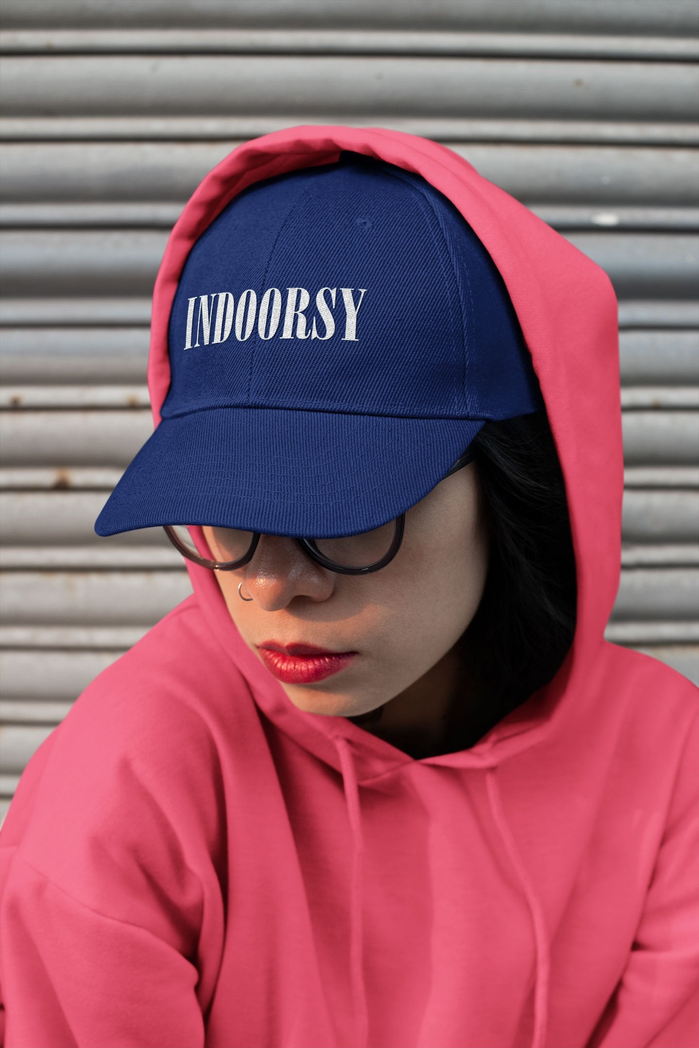 Hats - Indoorsy Embroidered Twill Hat