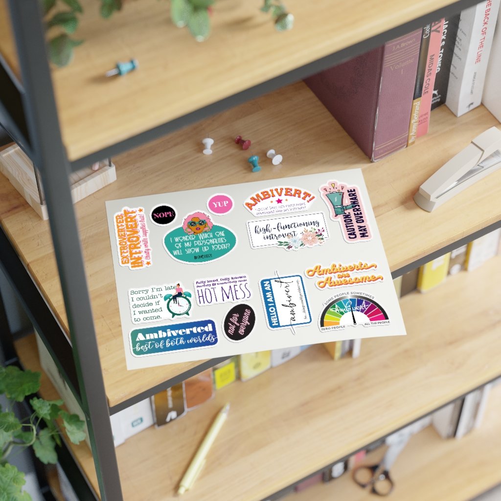 Paper Products - Ambivert Jumbo Sticker Pack (14)