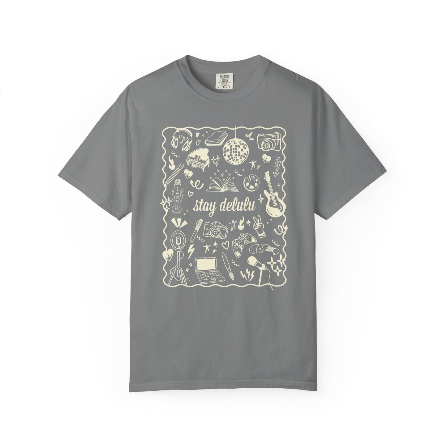 Stay Delulu Creative Wackadoodle Community Tee