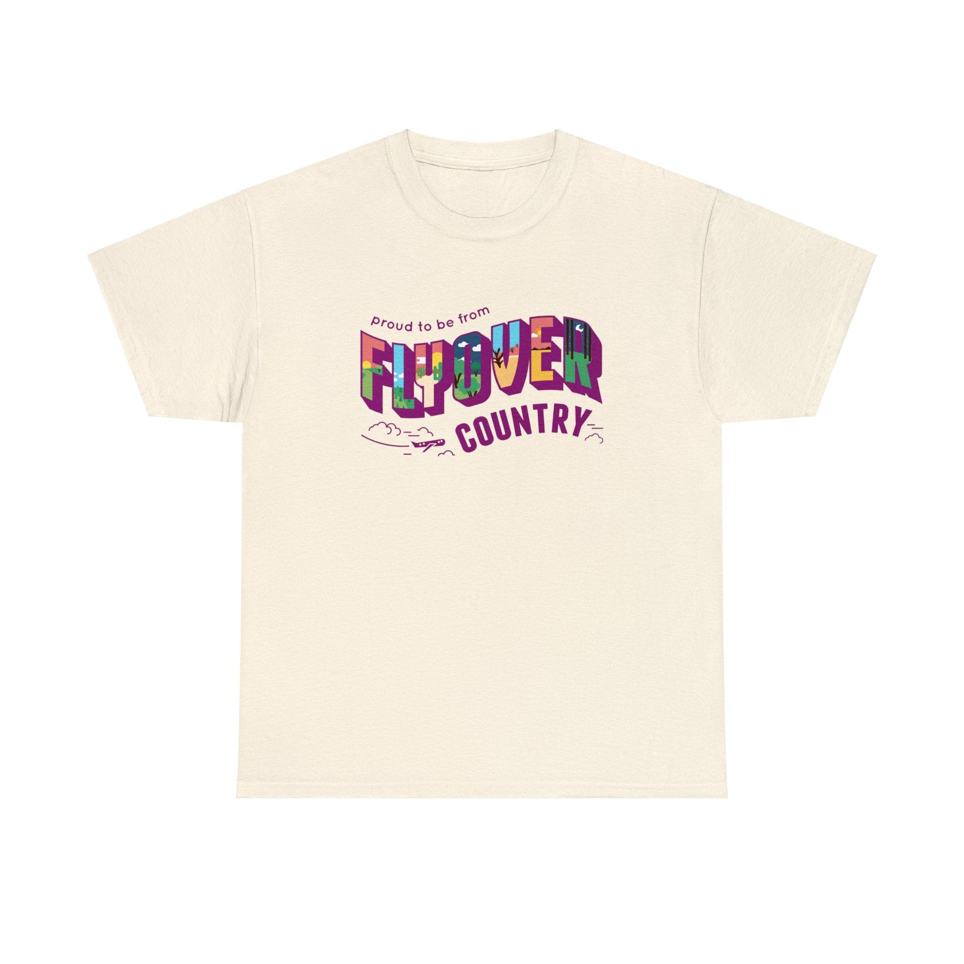 T-Shirt - Flyover Country Unisex Heavy Cotton Tee