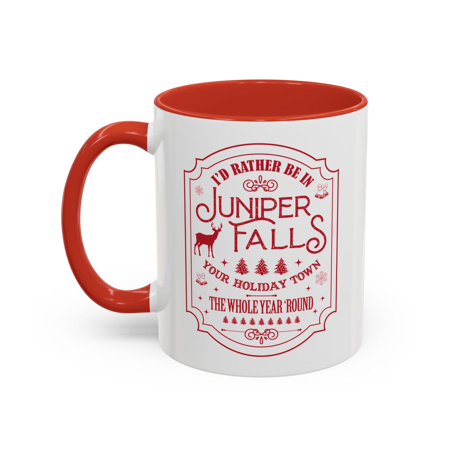Juniper Falls Red/White Coffee Mug, 11oz