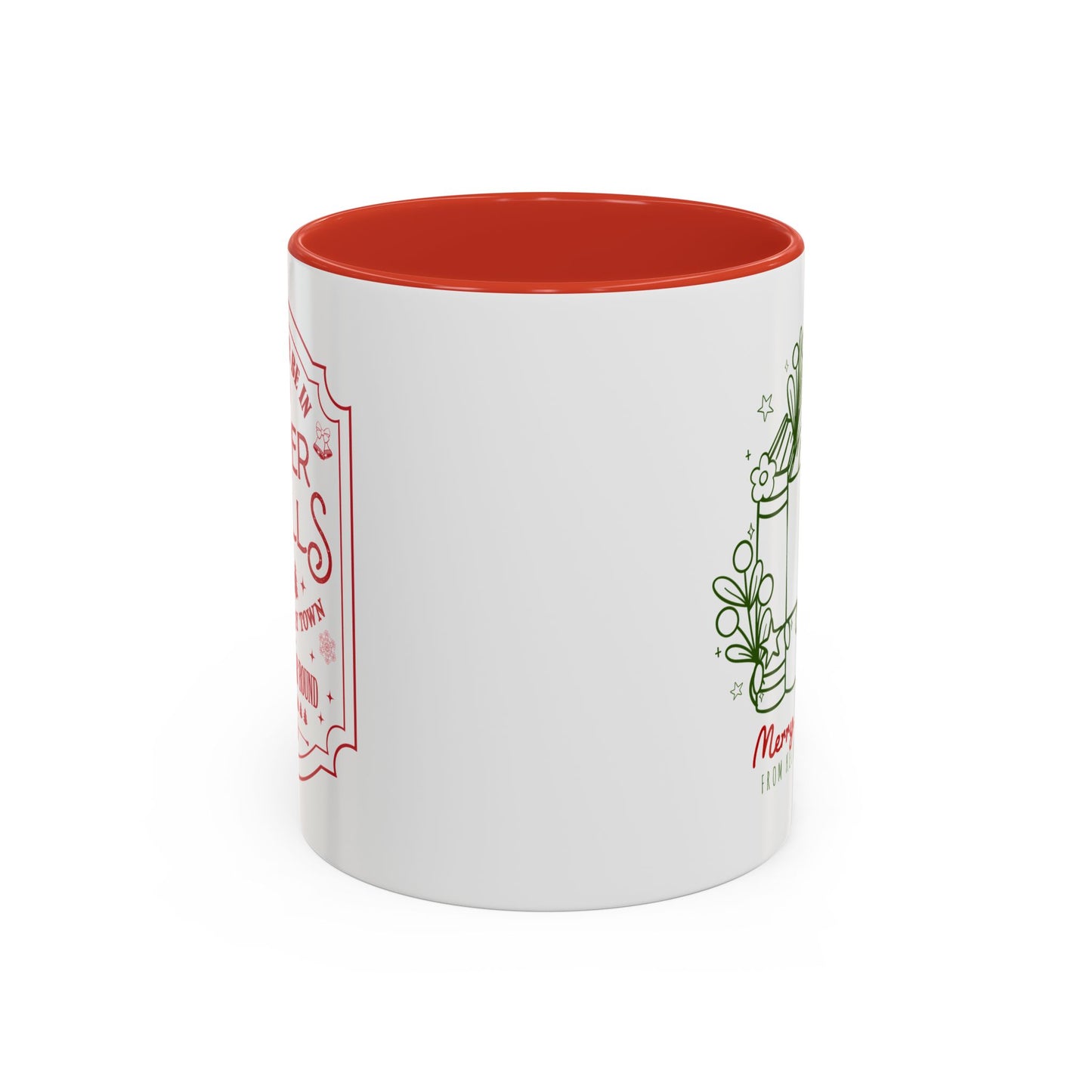 Juniper Falls Red/White Coffee Mug, 11oz