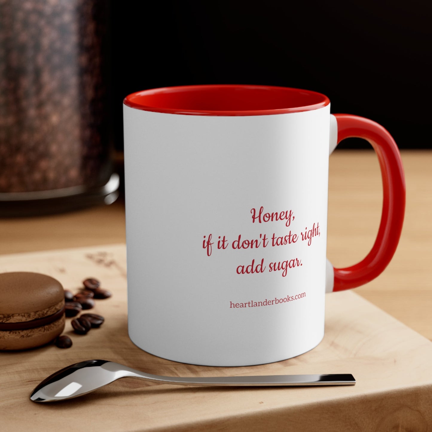 Mug - Roadside Red/White Coffee Mug, 11oz