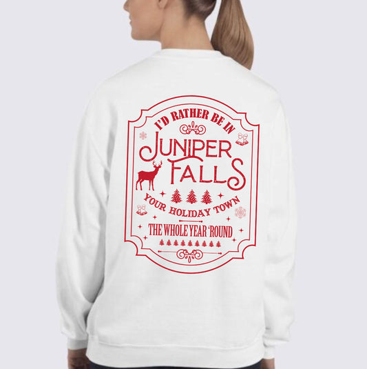 Juniper Falls Sweatshirt (Back Design)