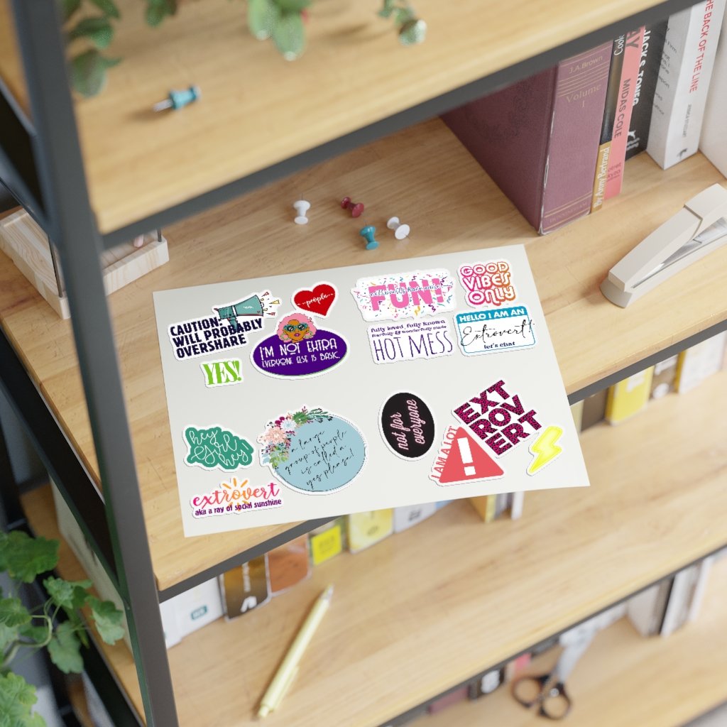 Paper Products - Extrovert Jumbo Sticker Set (15)